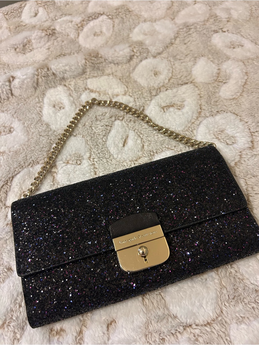 Kate Spade Glitter Sunset Lane Milou Clutch